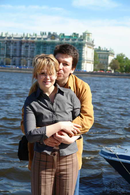 3 июня 2006. Выгул москвичей. Михаил Веневцев с супругой